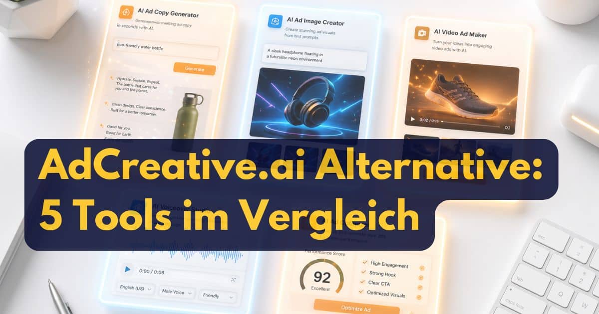 AdCreative.ai Alternative 2026: MagicFit und 4 weitere KI-Werbeanzeigen-Tools im Vergleich