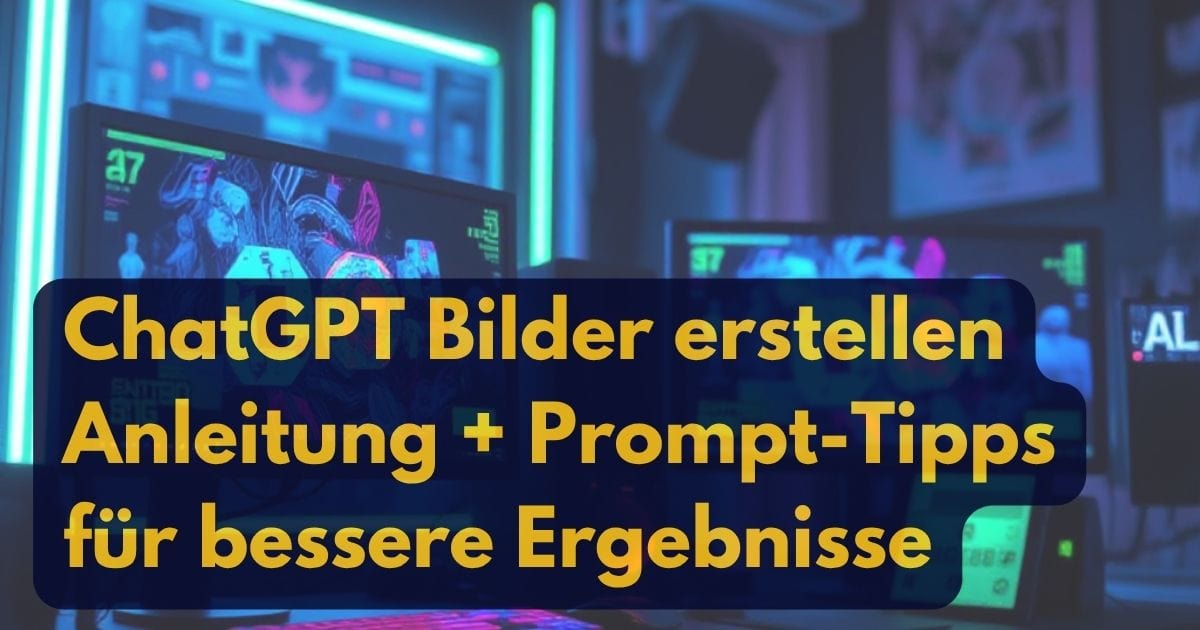 ChatGPT Bilder erstellen: Anleitung + Prompt-Tipps für bessere Ergebnisse (2026)