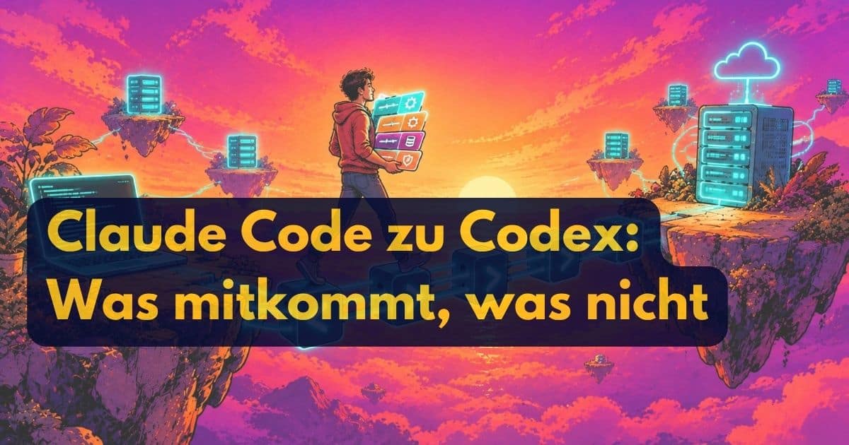 Claude Code zu Codex wechseln: CLAUDE.md, MCP-Server und Berechtigungen umziehen