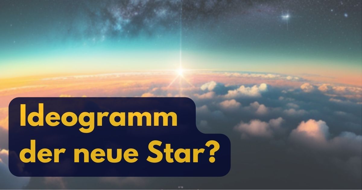 Ideogramm der neue Star