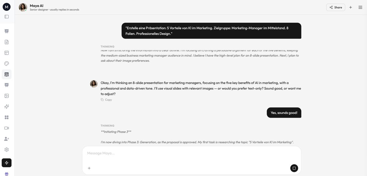 MagicSlides Ergebnis in Google Slides
