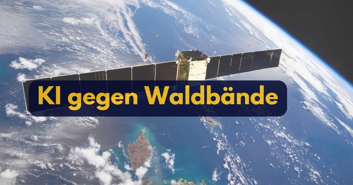 KI gegen Waldbrände, ein Satellit überwacht die Erde