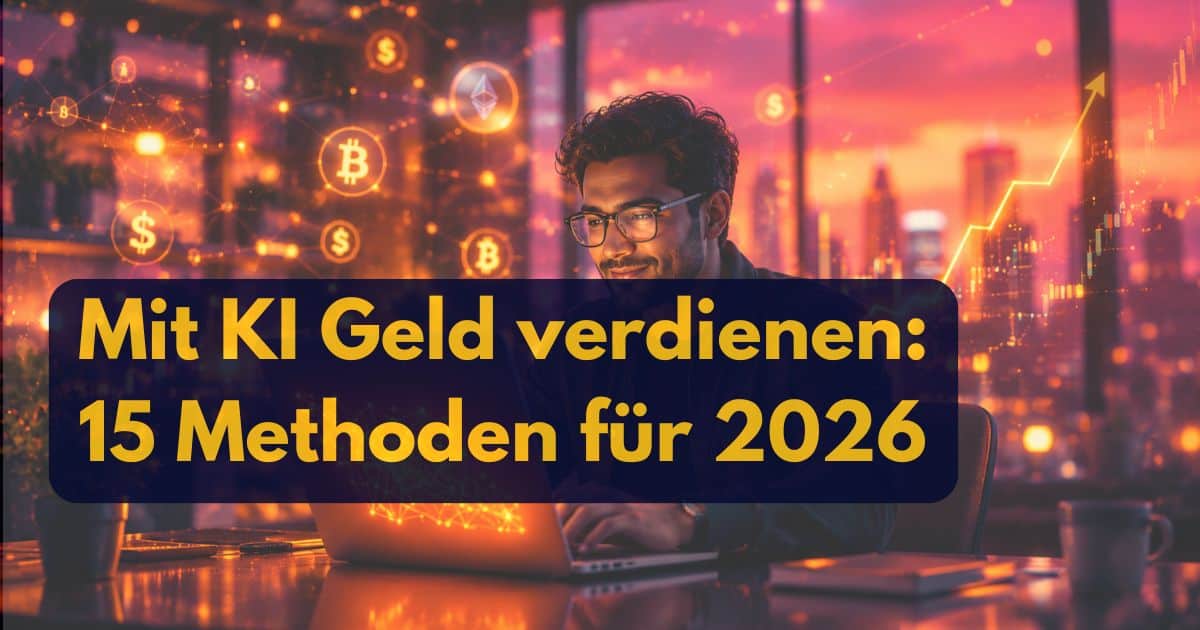Mit KI Geld verdienen: 15 realistische Methoden für 2026