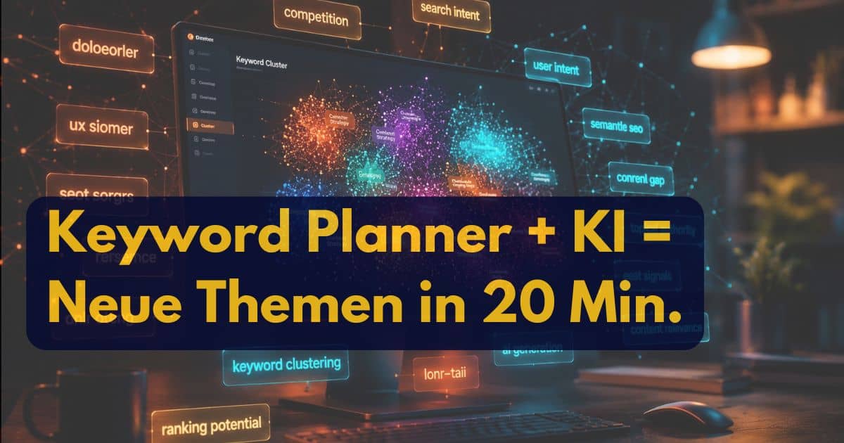 Google Keyword Planner + KI: Neue Blogartikel-Themen finden (2026)